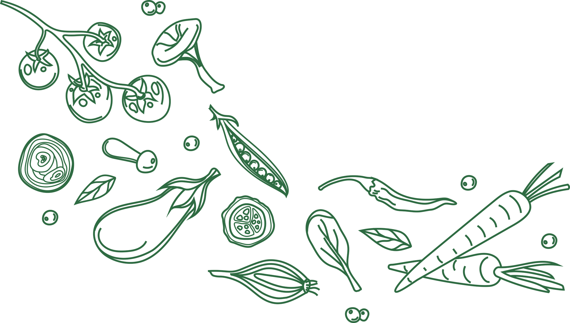 Verdure disegnate