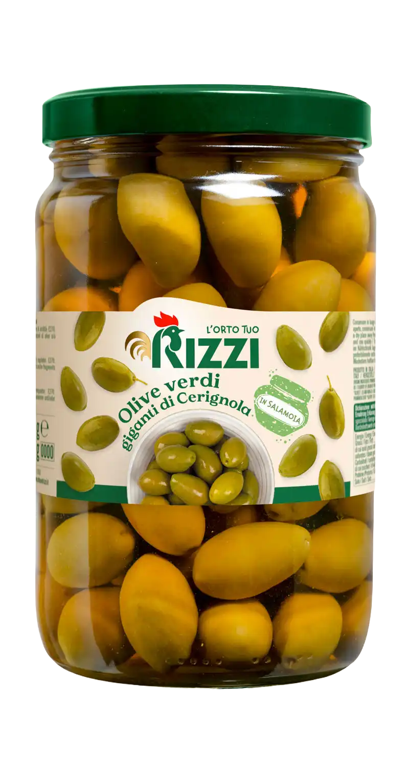 Olive verdi intere di Cerignola